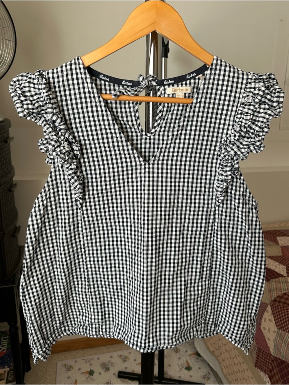 Barbour Gingham Plaid Thistle Top 10